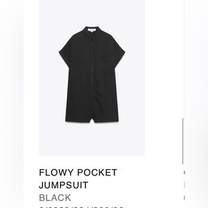 Zara Flowy Pocket Jumpsuit - NWT